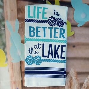 🏠 Lake Themed Kitchen Dishtowel